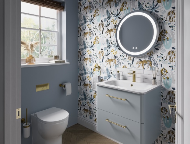 Lifestyle product image of Camberwell Blue Cloakroom Set
